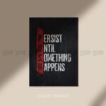 Motivational WALLBOARD - EM007